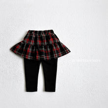 Load image into Gallery viewer, VIVID KIDS CHECK SKIRT PANTS*PREORDER