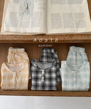 Load image into Gallery viewer, AOSTA KIDS BB CHECK PANTS*PREORDER