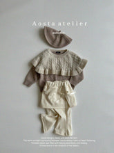 Load image into Gallery viewer, AOSTA KIDS Knit Cape Tee *Preorder