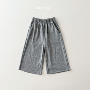 DAILYBEBE KIDS PLAIN TIE UP TOP BOTTOM SET**PREORDER