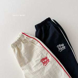 DAILYBEBE KIDS PLAY MORE PANTS**PREORDER