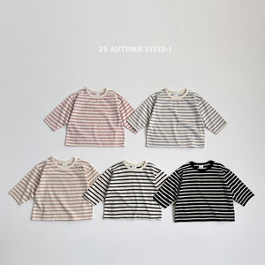 VIVID KIDS STRIPE SWEATER*PREORDER