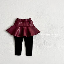 Load image into Gallery viewer, VIVID KIDS LEATHER SKIRT PANTS*PREORDER
