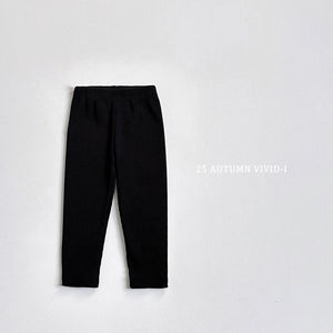VIVID KIDS PLAIN RIBBED LEGGINGS*PREORDER