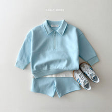 Load image into Gallery viewer, DAILYBEBE KIDS COLLAR SHORT SET**PREORDER