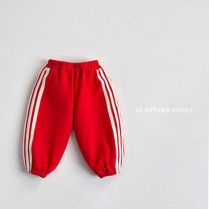 VIVID KIDS STRIPE CASUAL PANTS*PREORDER