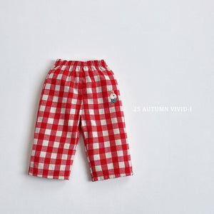 VIVID KIDS CHECK LONG PANTS*PREORDER