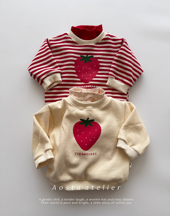 AOSTA KIDS STRAWBERRY SWEAT SHIRT*PREORDER