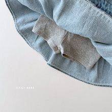 Load image into Gallery viewer, DAILYBEBE KIDS DENIM SUSPENDER SKIRT**PREORDER