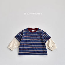 Load image into Gallery viewer, VIVID KIDS LAYER STRIPE TEE*PREORDER