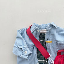 Load image into Gallery viewer, BLACKBEAN KIDS MARTIN DENIM SHIRT* Preorder