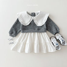 Load image into Gallery viewer, DAILYBEBE KIDS COLLAR SWEET DRESS**PREORDER