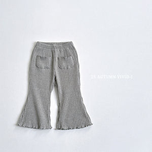 VIVID KIDS THICK RIBBED BOOTSCUT PANTS*PREORDER (Copy)