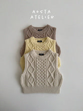 Load image into Gallery viewer, AOSTA KIDS KNIT VEST**PREORDER