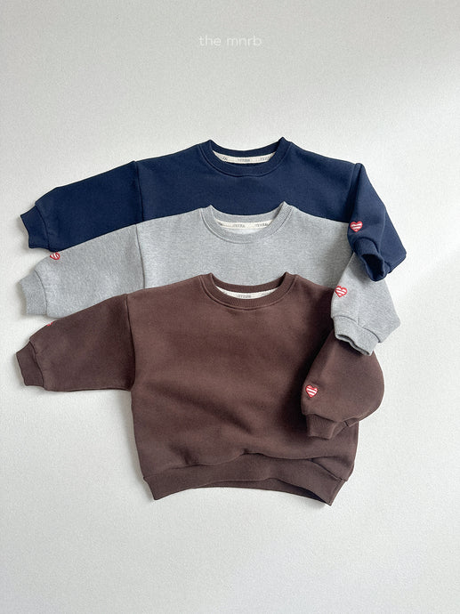 MINIROBE KIDS HEART SWEATSHIRT**Preorder