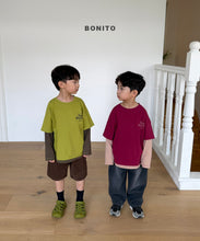 Load image into Gallery viewer, BONITO KIDS LAYERED SHORT SLEEVE TEE*PREORDER