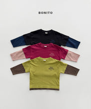 Load image into Gallery viewer, BONITO KIDS LAYERED SHORT SLEEVE TEE*PREORDER