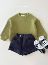 Load image into Gallery viewer, DAILYBEBE KIDS RIBBED PUFFY SWEAT SHIRTSWEATSHIRT **PREORDER