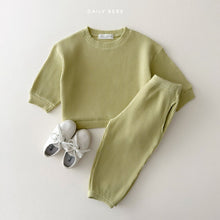 Load image into Gallery viewer, DAILYBEBE KIDS WAFFLE TOP AND BOTTOM SET**PREORDER