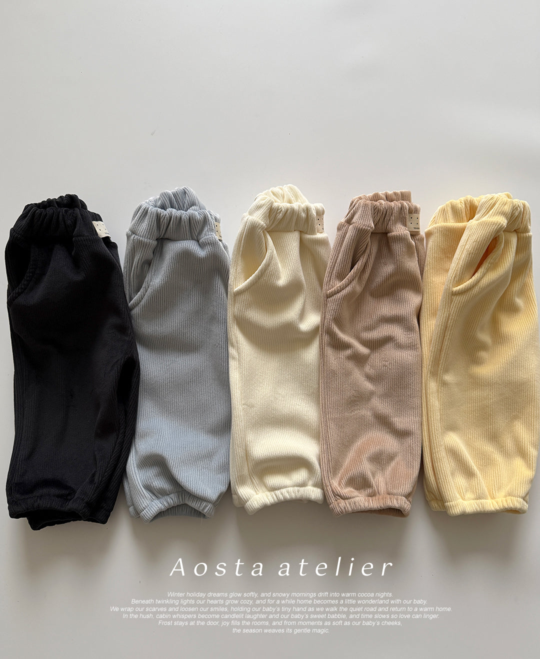 AOSTA KIDS WARM PANTS*PREORDER