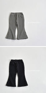 VIVID KIDS PATTERN BOOTSCUT PANTS*PREORDER