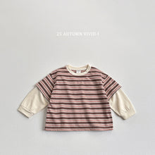 Load image into Gallery viewer, VIVID KIDS LAYER STRIPE TEE*PREORDER