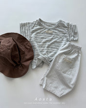 Load image into Gallery viewer, AOSTA KIDS SIGNATURE STRIPE SHIRT *PREORDER