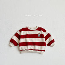Load image into Gallery viewer, VIVID KIDS POLO BEAR STRIPE SWEAT SHIRT*PREORDER