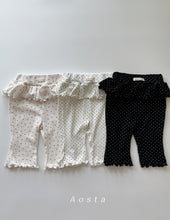 Load image into Gallery viewer, AOSTA KIDS BOW FRILL PANTS*PREORDER