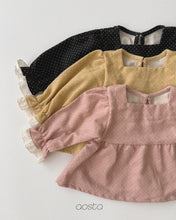 Load image into Gallery viewer, AOSTA FALL MILK DOT BLOUSE**PREORDER
