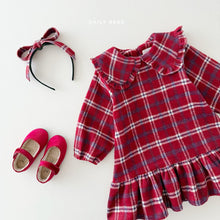 Load image into Gallery viewer, DAILYBEBE KIDS PLAID CHECK DRESS**PREORDER
