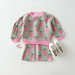 DAILYBEBE KIDS ELLE UP TOP BOTTOM SET**PREORDER
