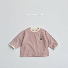 Load image into Gallery viewer, VIVID KIDS STRIPE BEAR SWEATER*PREORDER