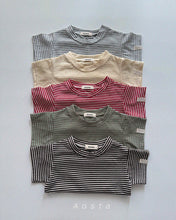 Load image into Gallery viewer, AOSTA KIDS SIGNATURE STRIPE SHIRT *PREORDER