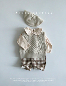 AOSTA KIDS KNIT VEST**PREORDER