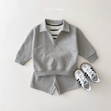 Load image into Gallery viewer, DAILYBEBE KIDS COLLAR SHORT SET**PREORDER