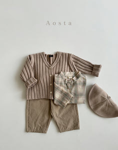 AOSTA KIDS Lip Knit Cardigan*Preorder