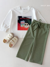 Load image into Gallery viewer, DAILYBEBE KIDS KNIT WIDE PANTS**PREORDER
