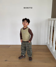 Load image into Gallery viewer, BONITO KIDS RIBBED SLEEVELESS TANK*PREORDER