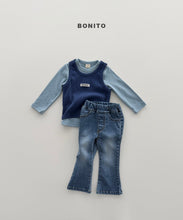 Load image into Gallery viewer, BONITO KIDS RIBBED SLEEVELESS TANK*PREORDER