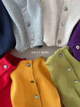 Load image into Gallery viewer, DAILYBEBE KIDS CRAYON CARDIGAN **PREORDER