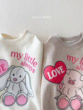 Load image into Gallery viewer, DAILYBEBE KIDS MY LITTLE HEART SWEATSHIRT **PREORDER