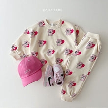 Load image into Gallery viewer, DAILYBEBE KIDS EABBIT SWEAT AND PANTS SET * Preorder
