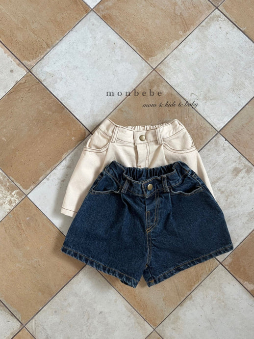 MONBEBE MOM/KIDS Denim Shorts *Preorder