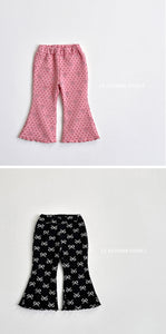 VIVID KIDS PATTERN BOOTSCUT PANTS*PREORDER