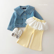Load image into Gallery viewer, DAILYBEBE KIDS DENIM COLLAR JACKET**PREORDER