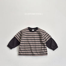 Load image into Gallery viewer, VIVID KIDS LAYER STRIPE TEE*PREORDER