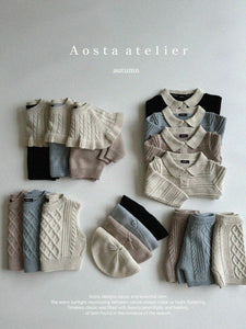 AOSTA KIDS Knit Cape Tee *Preorder