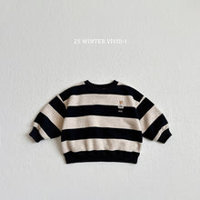 Load image into Gallery viewer, VIVID KIDS POLO BEAR STRIPE SWEAT SHIRT*PREORDER