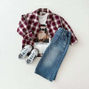 DAILYBEBE KIDS CHECK SHIRT**PREORDER